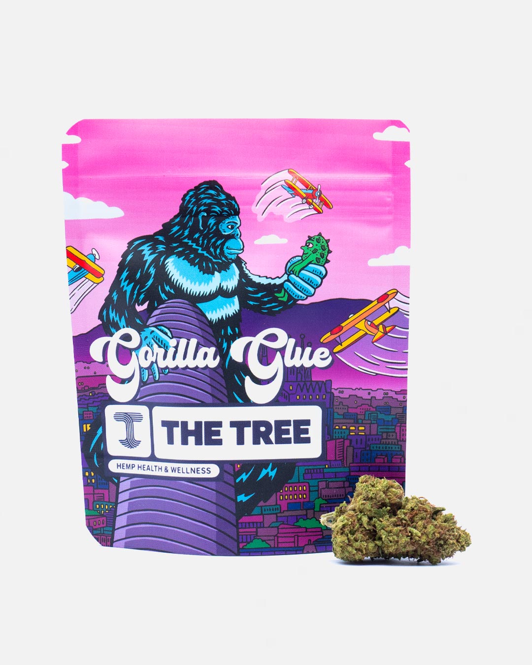Gorilla Glue CBD 🌿 | Flor Premium de CBD – 18%