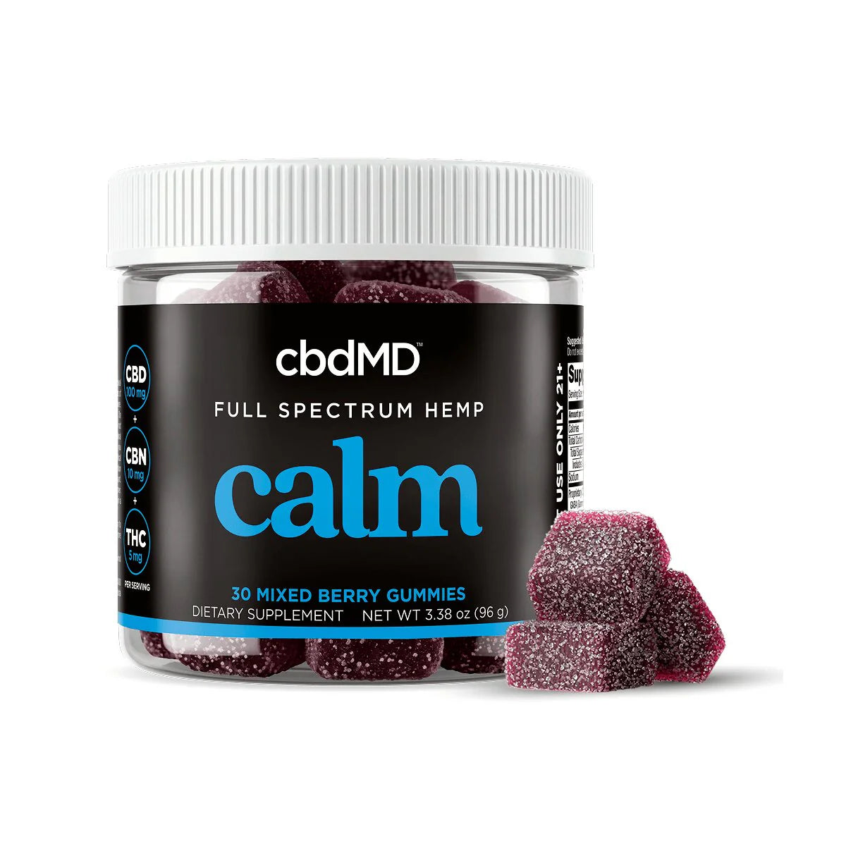 Gomitas CBD Full Spectrum - CbdMD Calm®  | Fuertes / Nocturnas