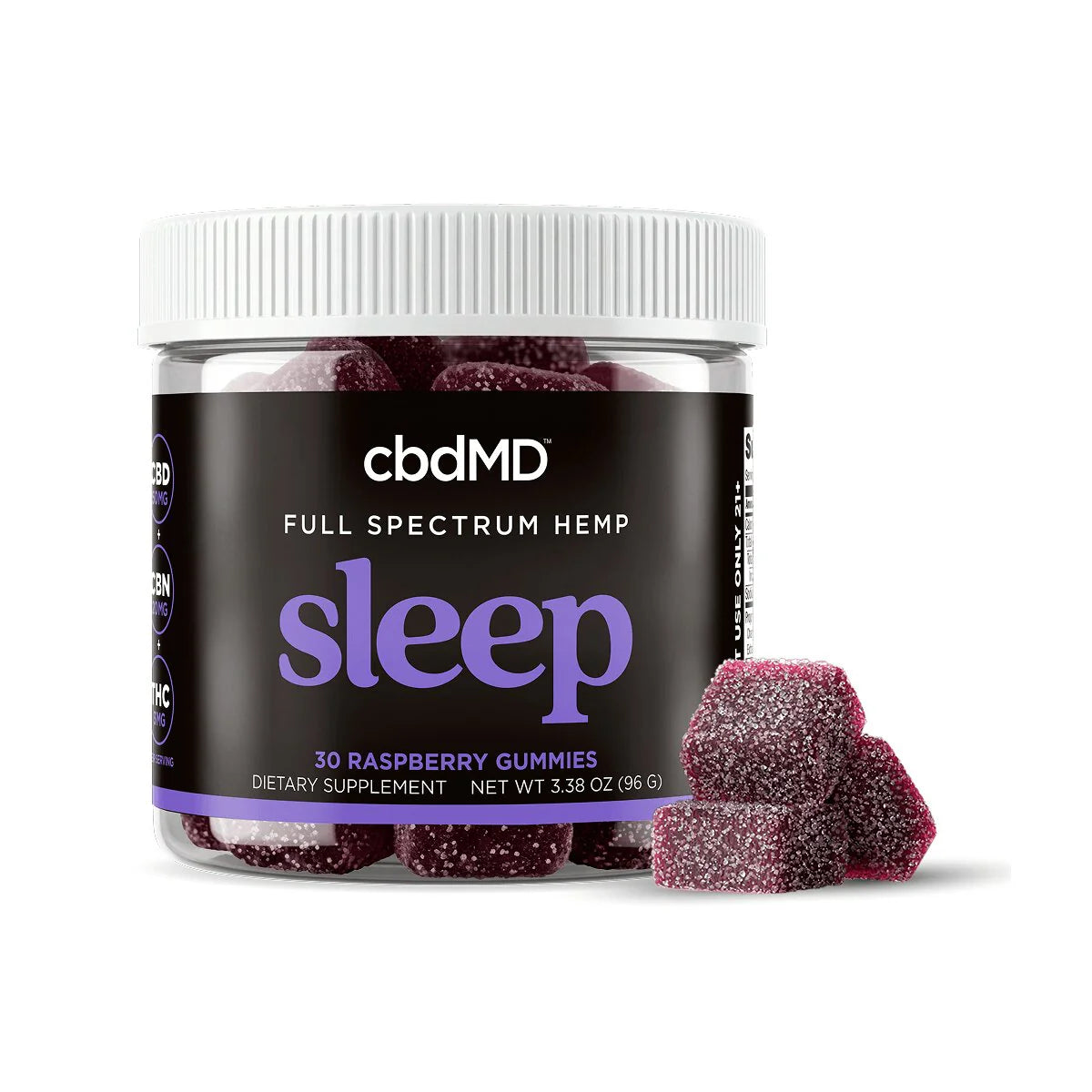 Gomitas CBD Full Spectrum - CbdMD Sleep®  | Relajantes / Uso Ocasional