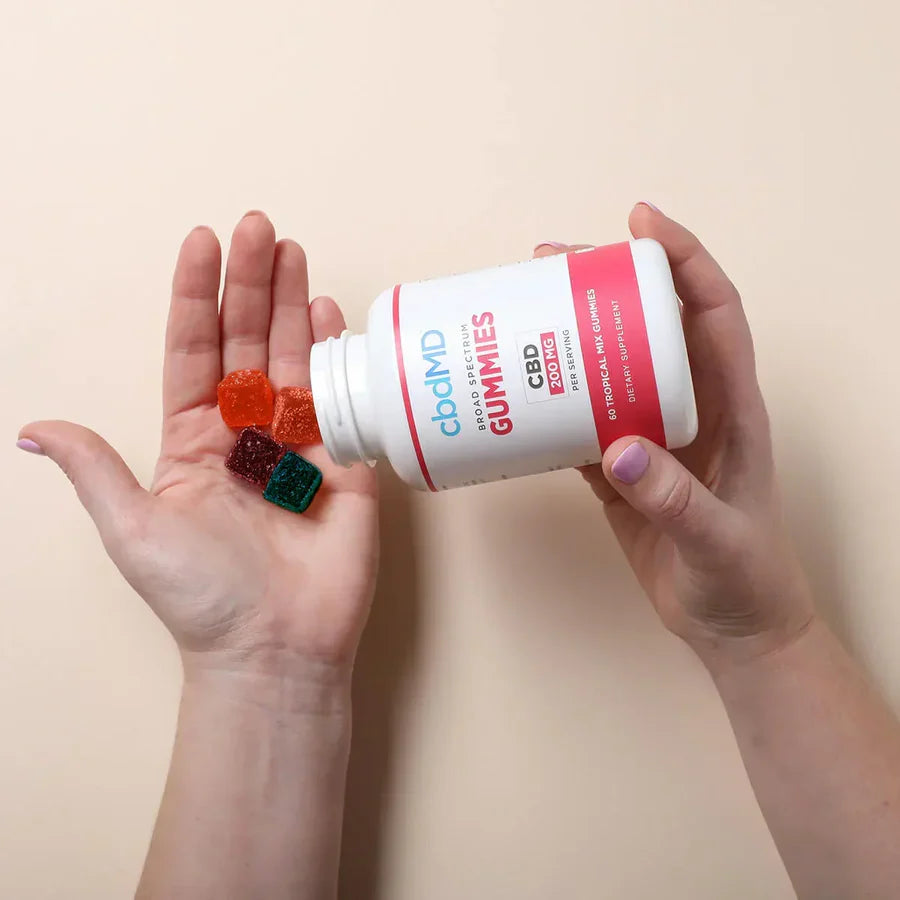 Gomitas CBD Broad Spectrum - CbdMD®  | Terapéuticas / Muy intensas